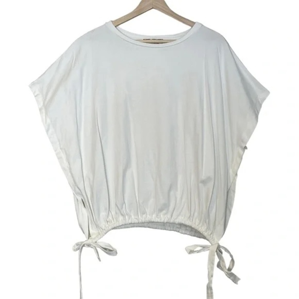 eri + ali Anthropologie NWT Teagan White Sz L